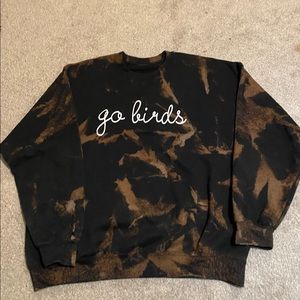 Philadelphia Eagles Go Birds Tie-Dyed Crew Neck